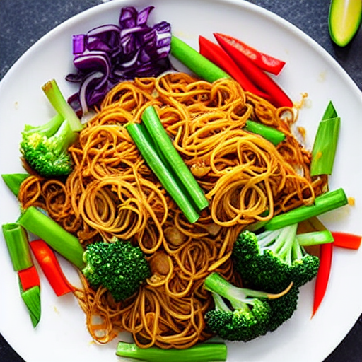 Fried Noodles with Vegetables