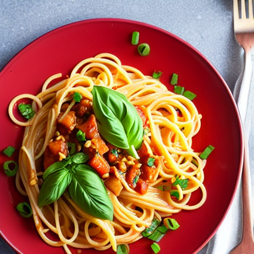Pasta with Sriracha