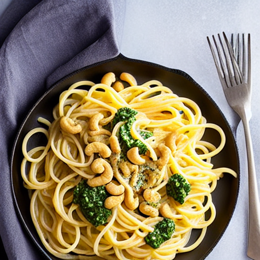 Pasta a la Carbonara Vegana