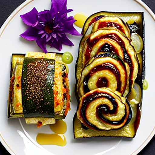 Baked Eggplant Roll
