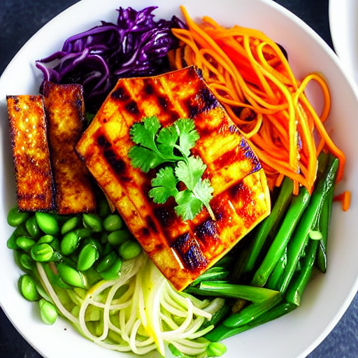 Baked Tofu Bibimbap