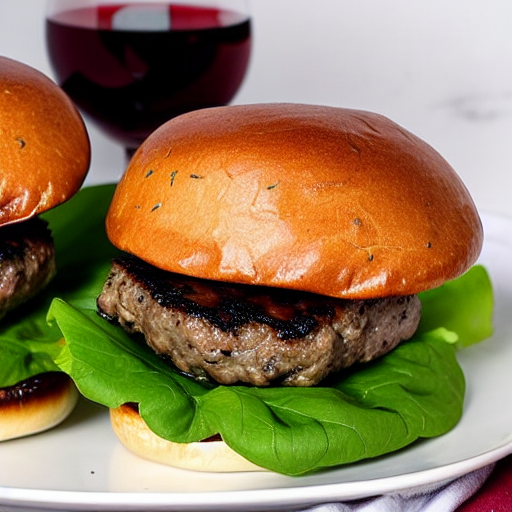 Burgundy Mushroom Burger