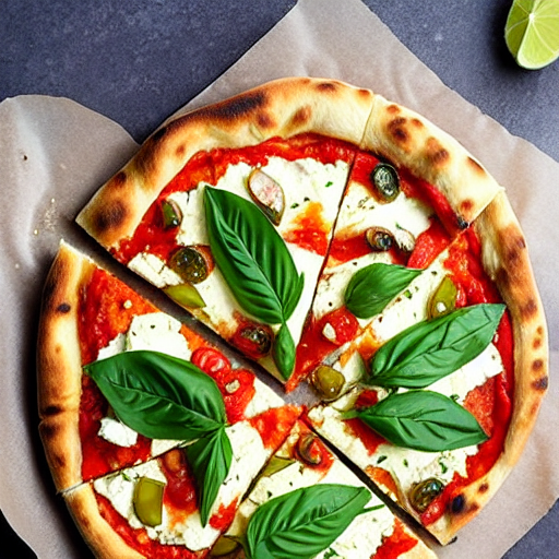 Baked Feta Pizza