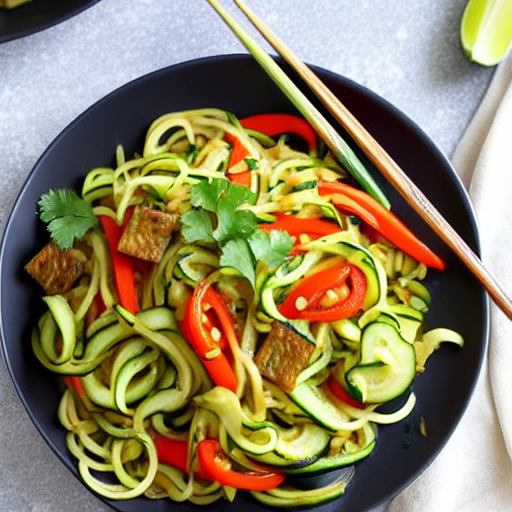Zucchini Noodle Stir-Fry