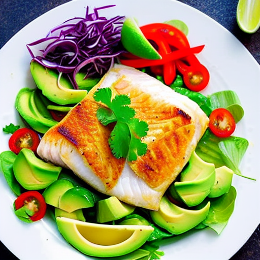 Fish and Avocado Salad