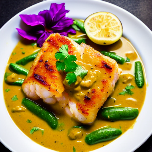 Peixe ao Molho de Camarão