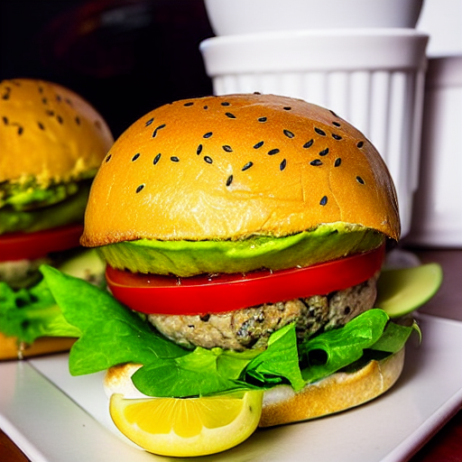 Wasabi Avocado Burger