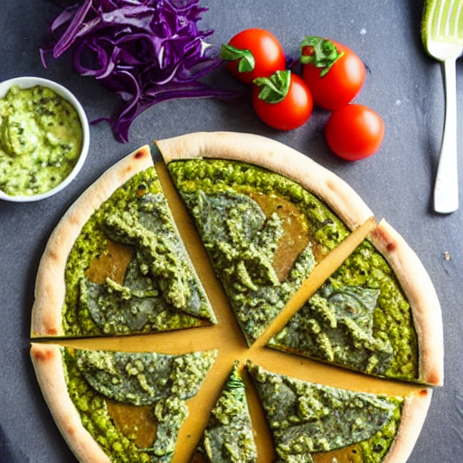 Pesto Veggie Pizza