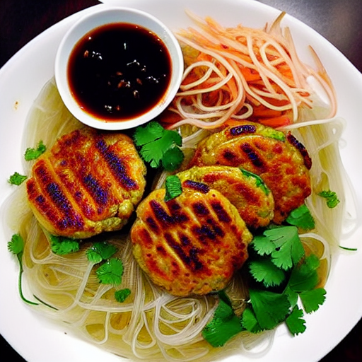 Bún Chả Cá Nướng