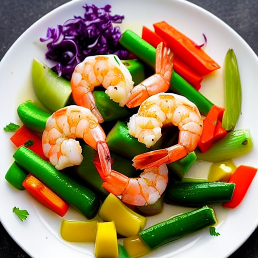 Garlic Shrimp with Vegetables