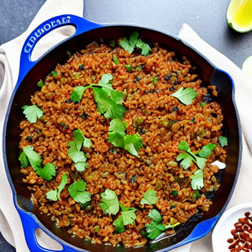 Moujadara with Onions