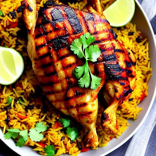 Grilled Chicken Biryani