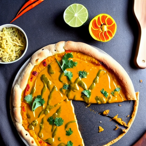 Kabocha Curry Pizza