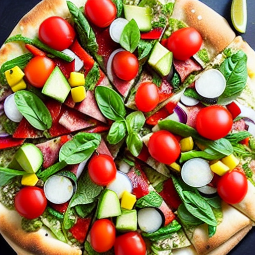 Fattoush Pizza