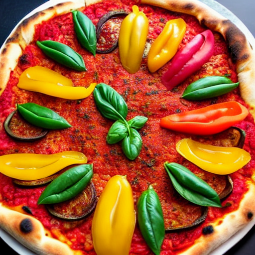 Pizza aux Poivrons