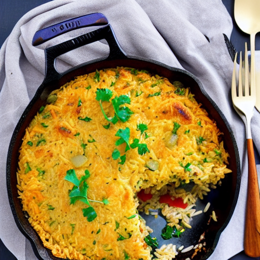 Savory Vegetable and Rice Casserole