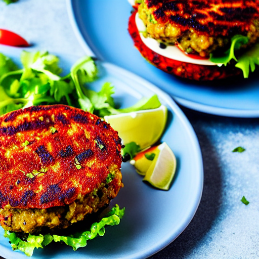 Quinoa Tikki Burger
