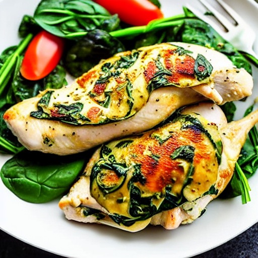 Feta and Spinach Stuffed Chicken