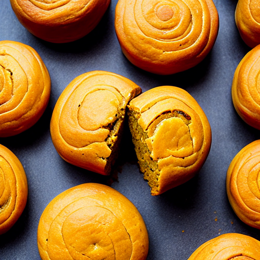 Gluten-Free Pumpkin Buns