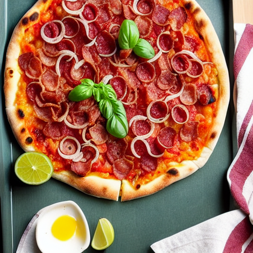 Pizza de Abacaxi com Bacon