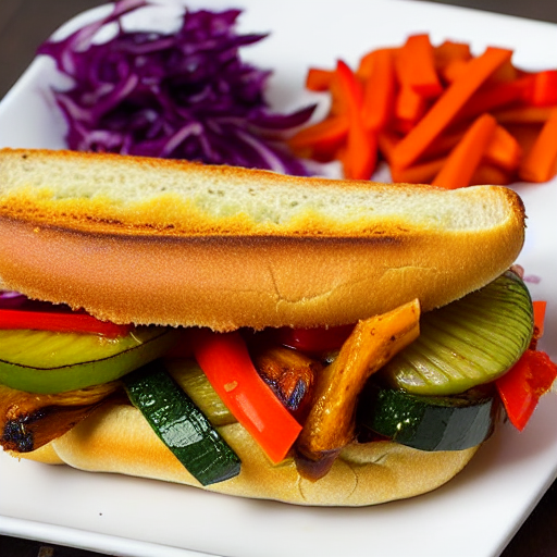 Bocadillo de Verduras Asadas