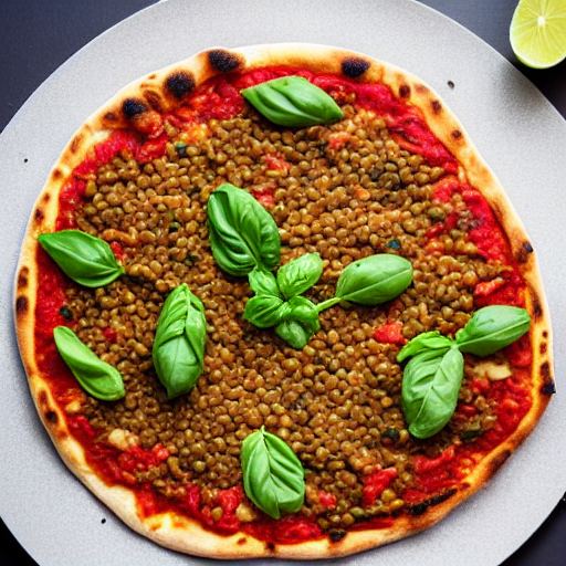 Pizza de Lentilha