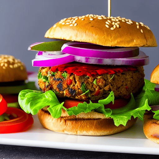 Halal Veggie Burger