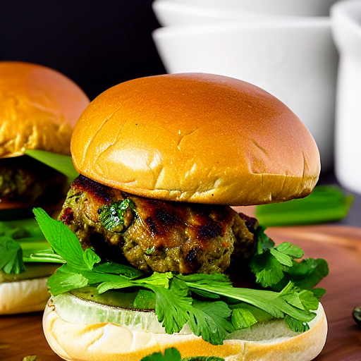Cilantro Mint Burger