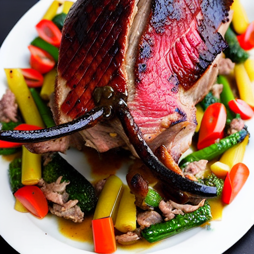 Roasted Wild Boar