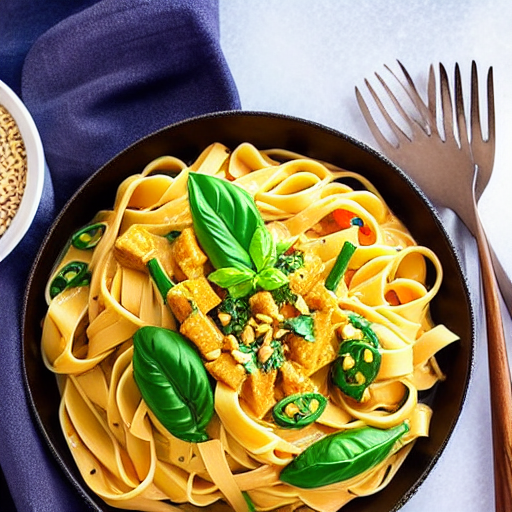 Thai Coconut Curry Pasta