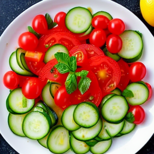 Cucumber and Tomato Salad