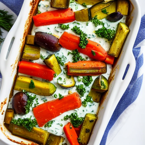 Vegan Tzatziki Bake