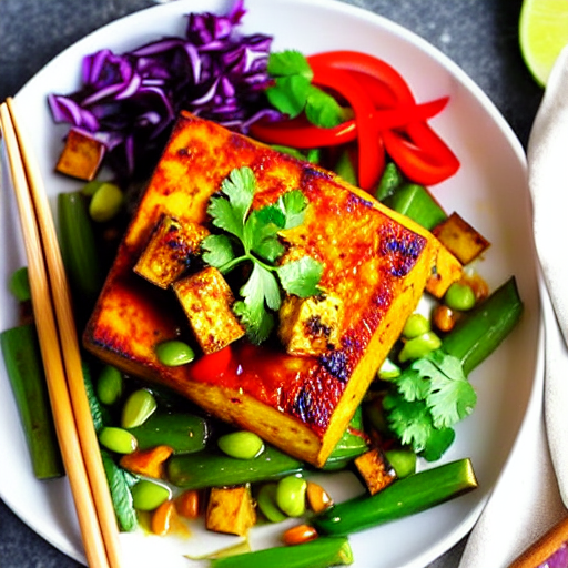 Baked Spicy Tofu