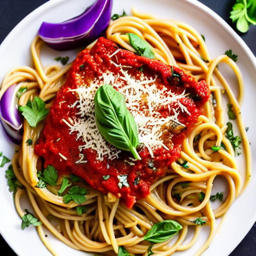 Eggplant Parmesan Pasta
