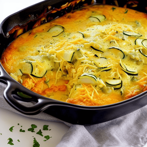 Halal Chicken and Zucchini Casserole