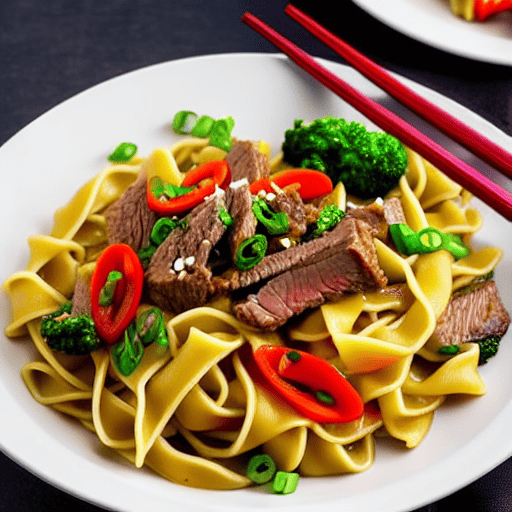 Beef and Egg Noodles