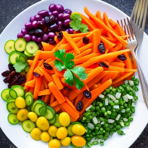 Salada de Cenoura e Passas