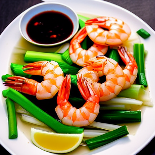 Cantonese Steamed Shrimp