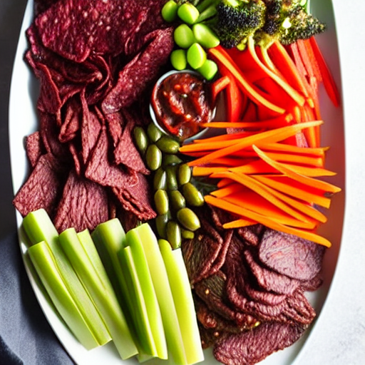Beef Jerky Snack Platter