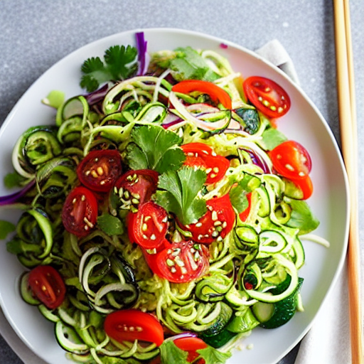 Sesame Zoodle Salad