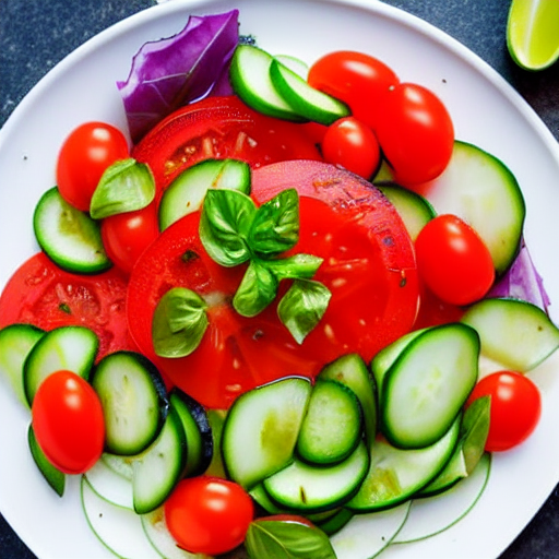 Cucumber and Tomato Salad