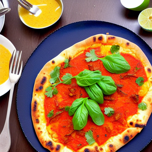 Fish Amritsari Pizza
