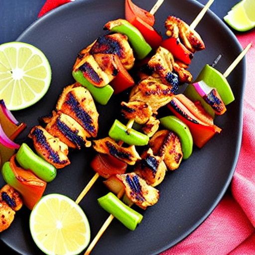 Spiced Chicken Skewers