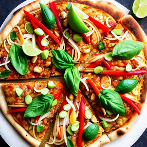 Pad Thai Pizza