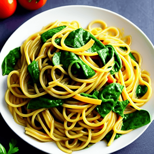 Pasta with Saag