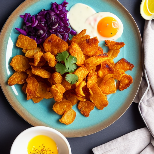 Chicharrones con Huevo