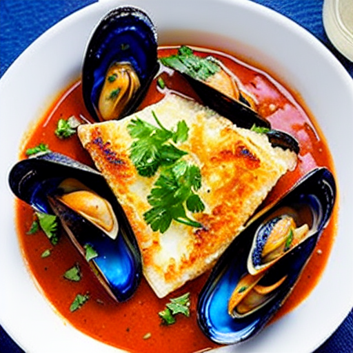 Mussels Saganaki