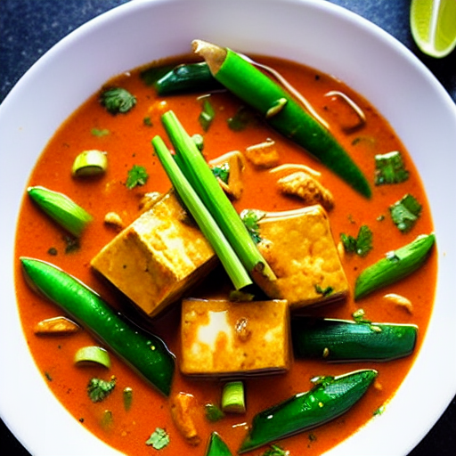 Gaeng Som Tofu