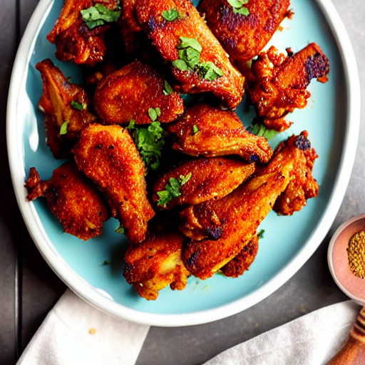 Crispy Baked Cauliflower Wings with Spices and Herbs