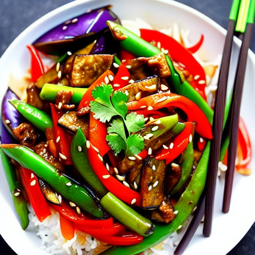 Spicy Eggplant Stir-fry